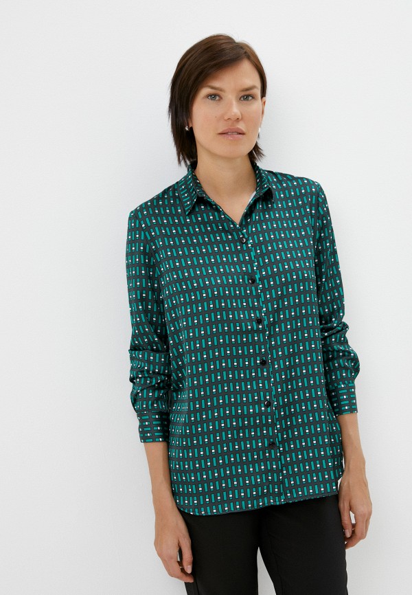 женская блузка с длинным рукавом woman ego, зеленая