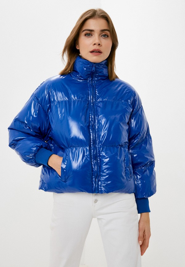 женская утепленные куртка abricot, синяя