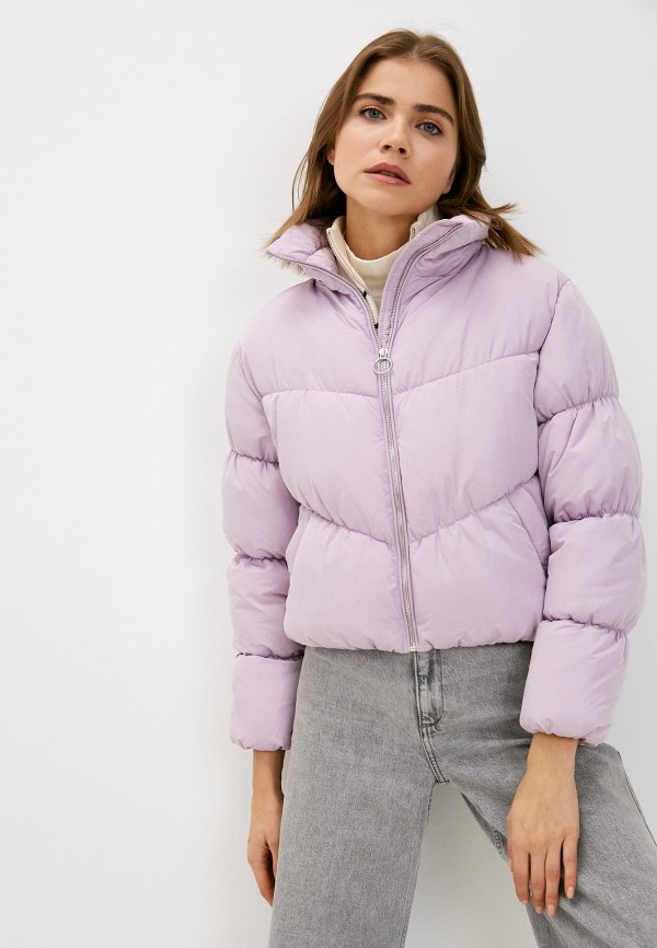 женская утепленные куртка abricot, фиолетовая