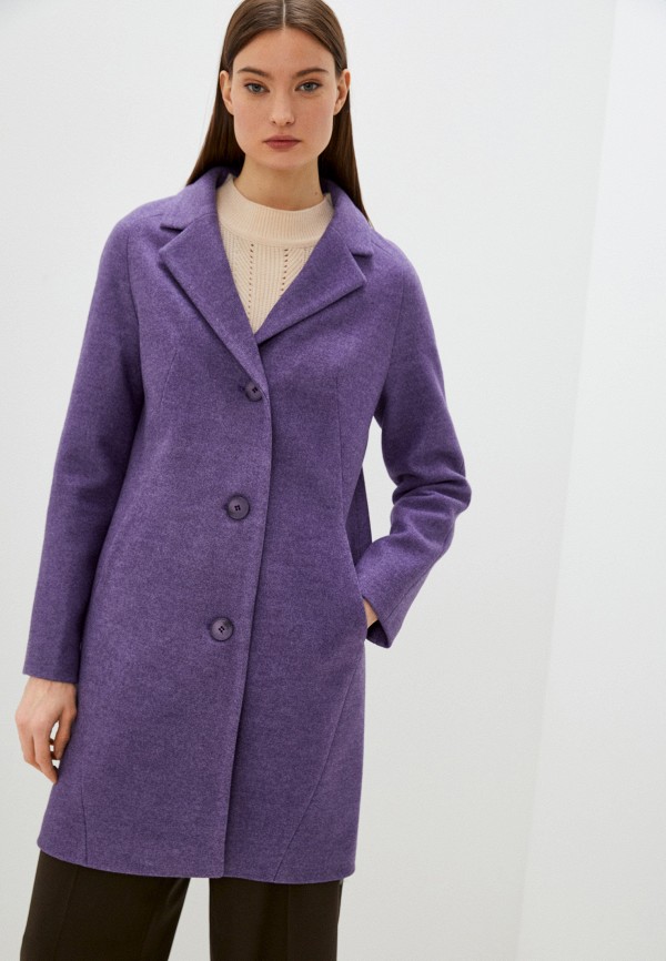женское пальто ovelli, фиолетовое