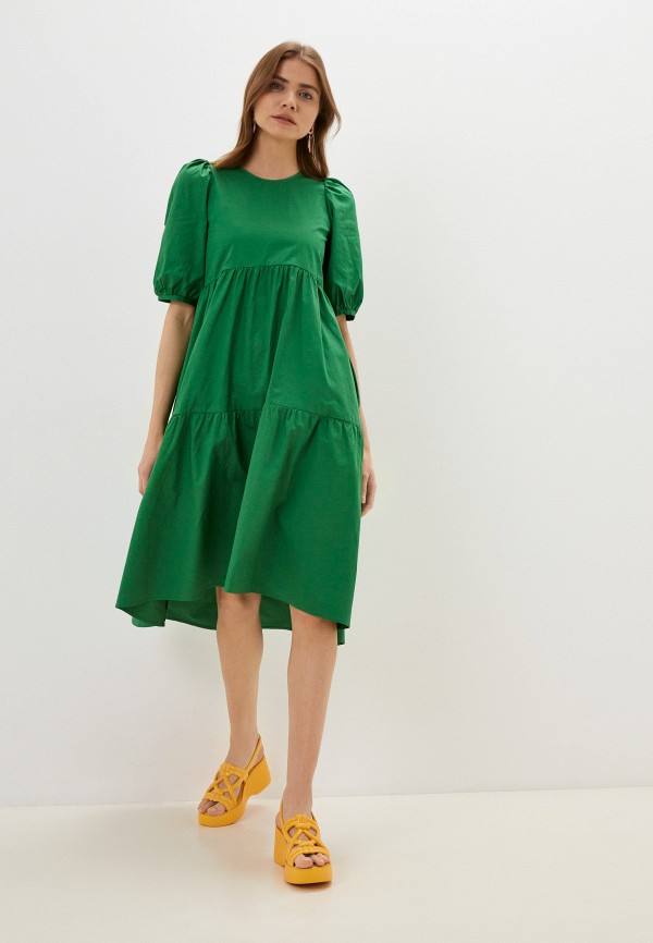 женское повседневные платье savage, зеленое