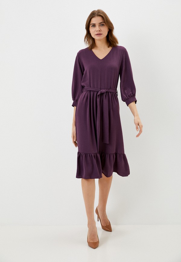 женское повседневные платье baon, фиолетовое