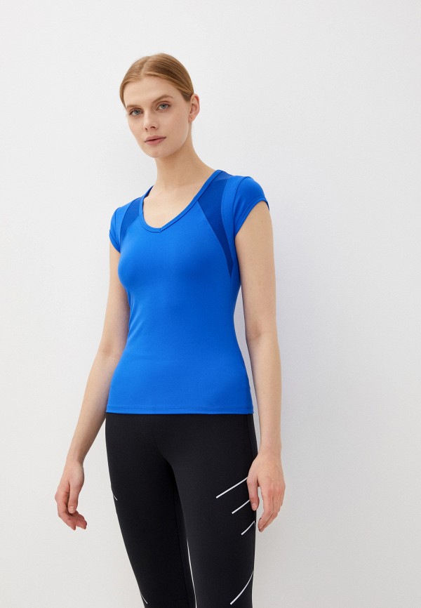 женская спортивные футболка argo classic, синяя