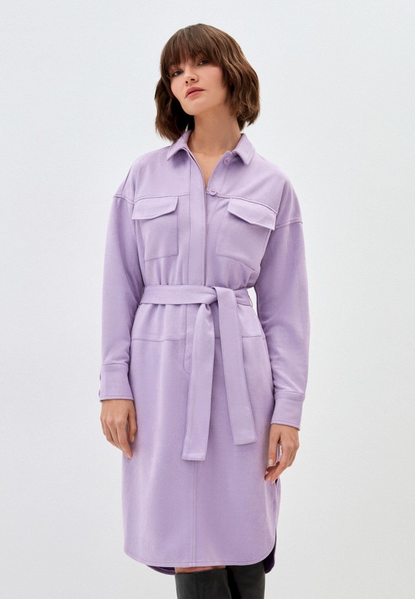 женское платье-рубашки zarina, фиолетовое