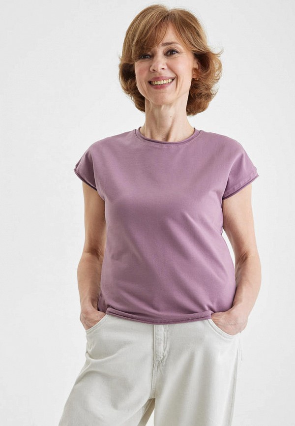 женская футболка envylab, фиолетовая