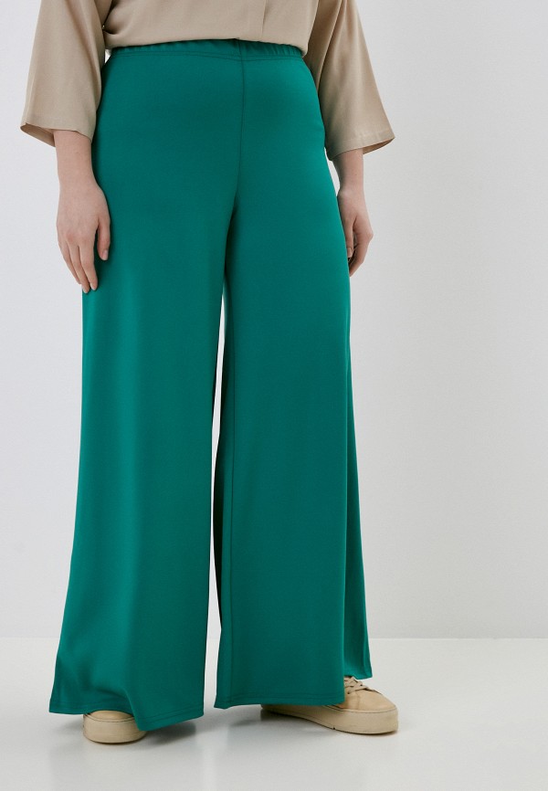 женские брюки клеш sparada, зеленые