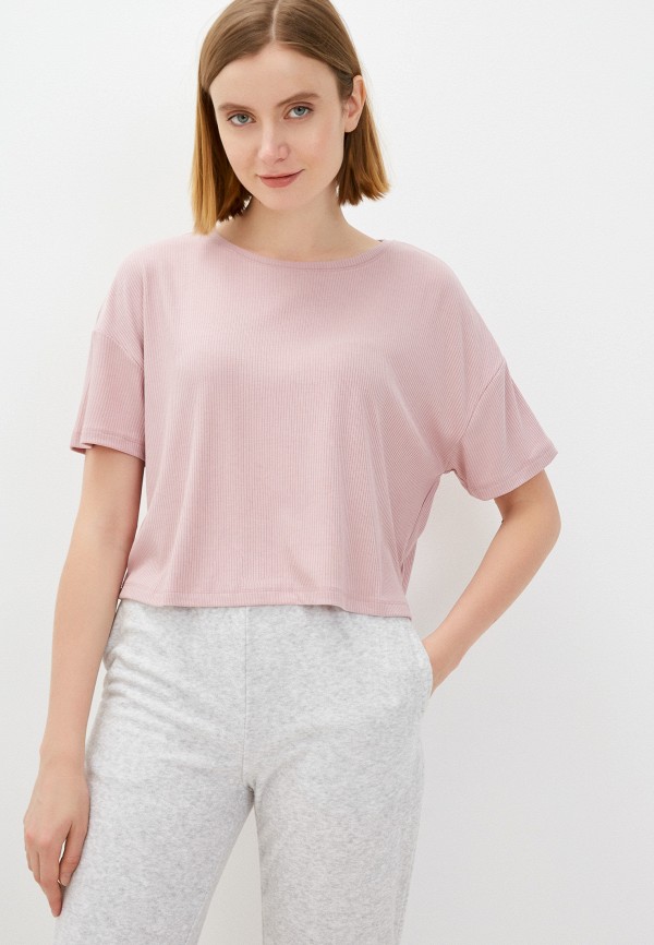 женская футболка gloria jeans, розовая