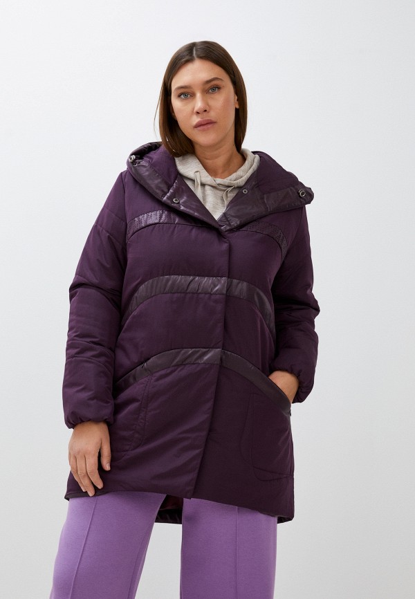 женская утепленные куртка wiko, фиолетовая