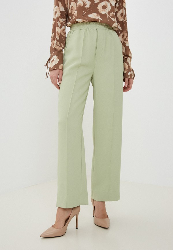 женские повседневные брюки lilly bennet, зеленые