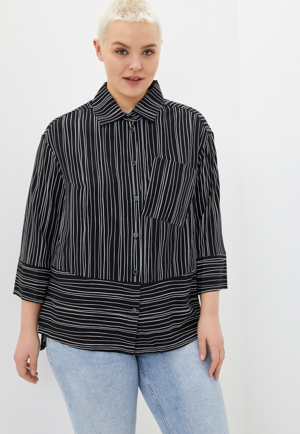 женская блузка с коротким рукавом averi, черная