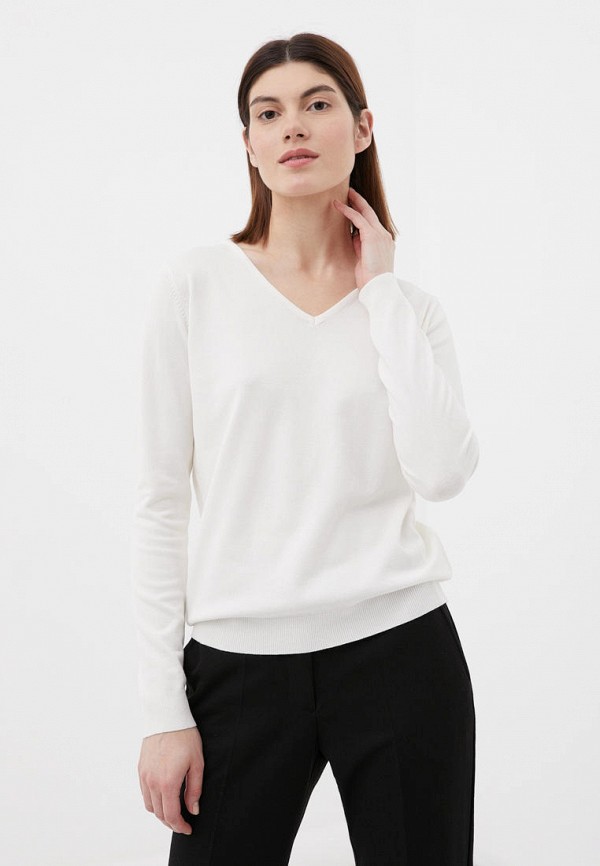 женский пуловер finn flare, белый