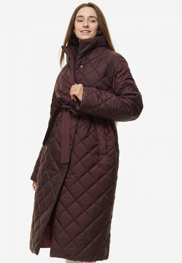 женская утепленные куртка vamponi, бордовая