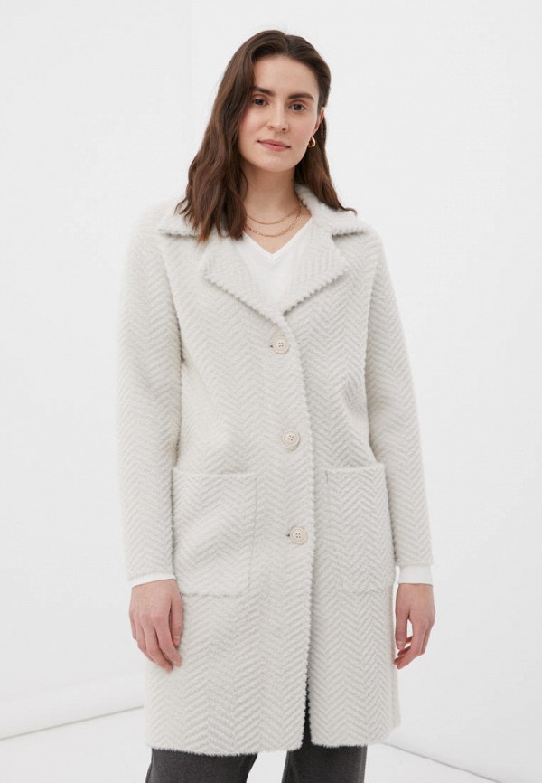 женское пальто finn flare, белое