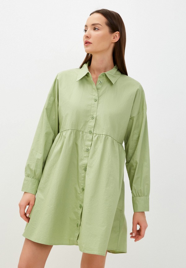 женское платье-рубашки o’stin, зеленое