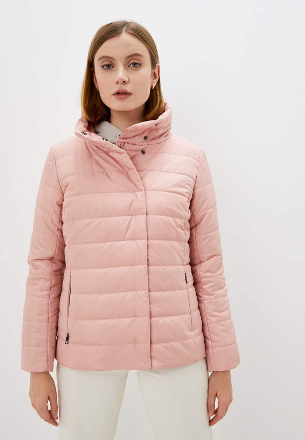 женская утепленные куртка baon, розовая