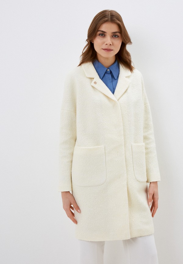 женское пальто electrastyle, белое