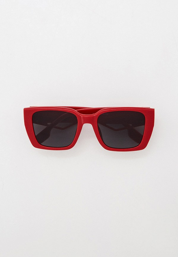 женские квадратные солнцезащитные очки bocciolo, красные
