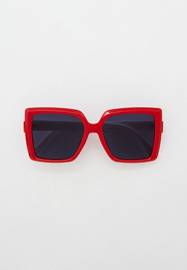 женские квадратные солнцезащитные очки bocciolo, красные