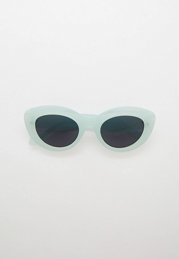 женские солнцезащитные очки кошачьи глаза bocciolo, бирюзовые