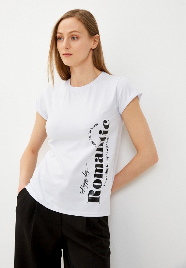 женская футболка dairos, белая