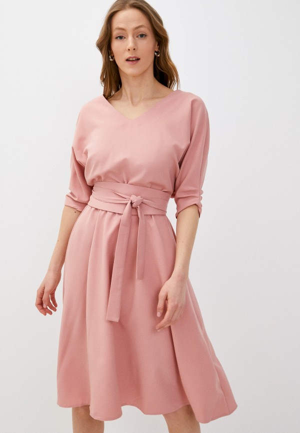 женское повседневные платье emansipe, розовое