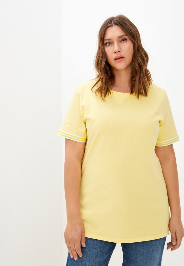 женская футболка zavi, желтая