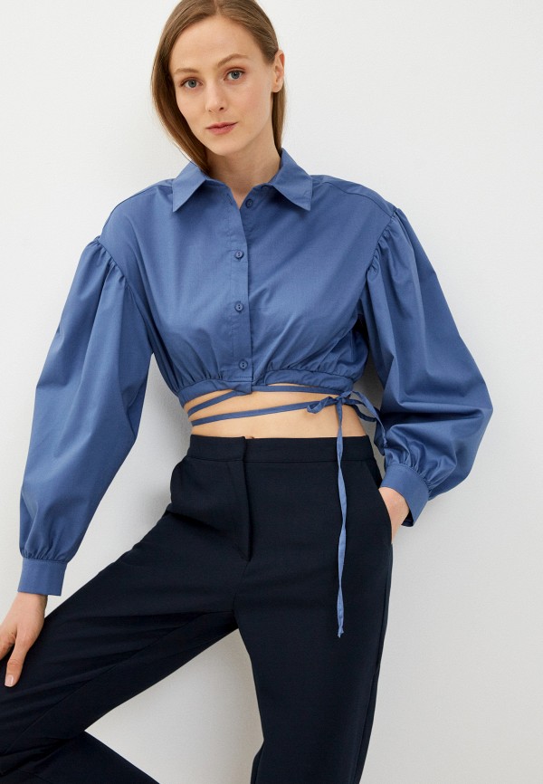 женская блузка с длинным рукавом tatika, синяя