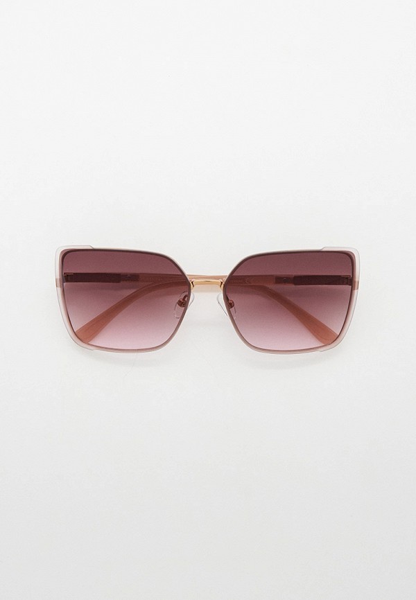 женские квадратные солнцезащитные очки furlux, розовые