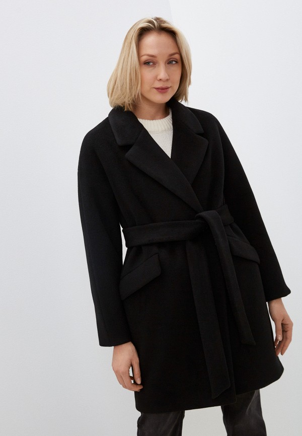 женское двубортные пальто almarosa, черное