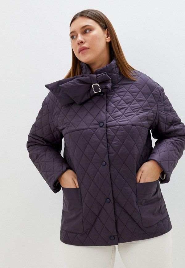 женская утепленные куртка grand grom, фиолетовая