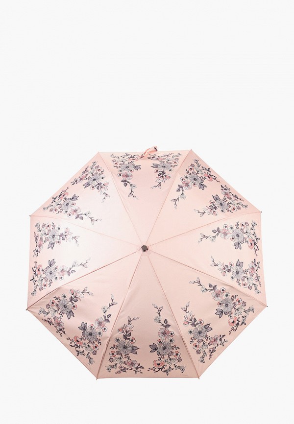 женский складные зонт eleganzza, розовый