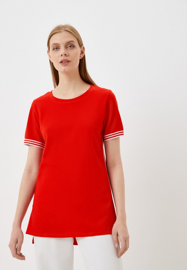 женская футболка zavi, красная