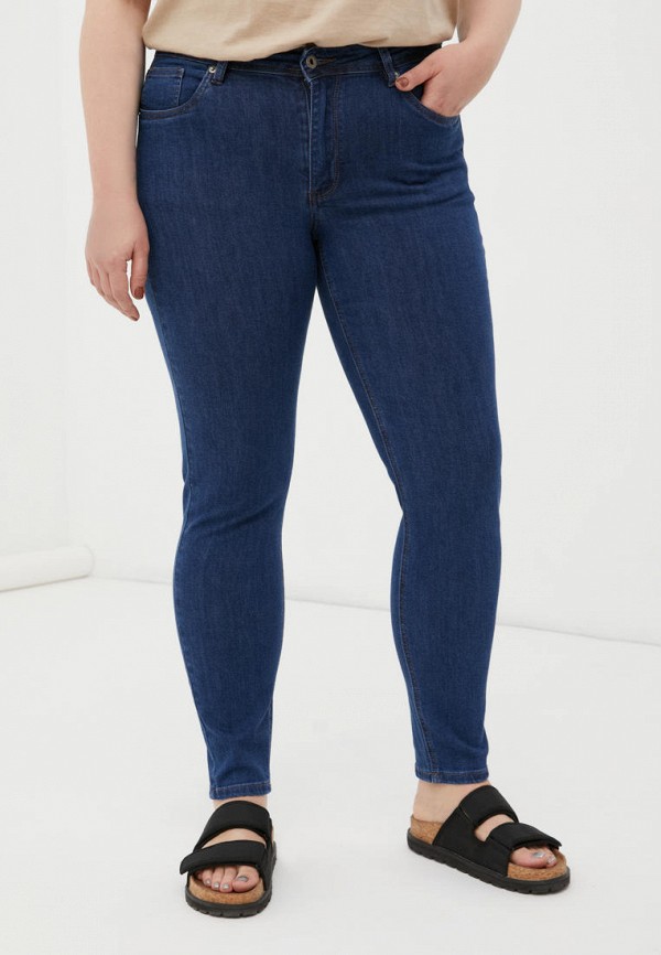 женские джинсы скинни finn flare, синие