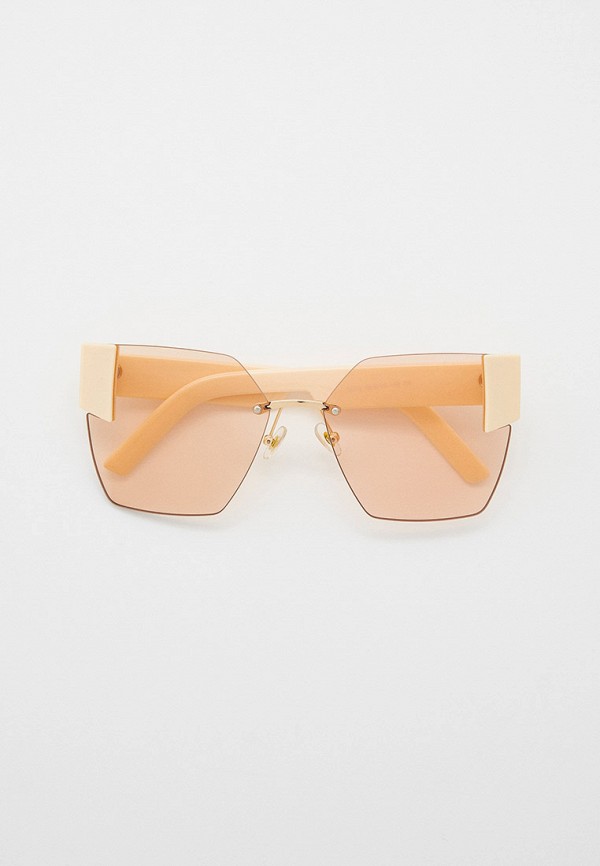 женские квадратные солнцезащитные очки vitacci, бежевые
