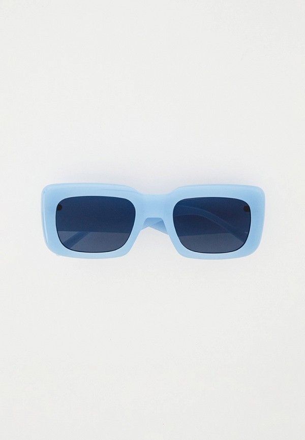 женские квадратные солнцезащитные очки vitacci, голубые