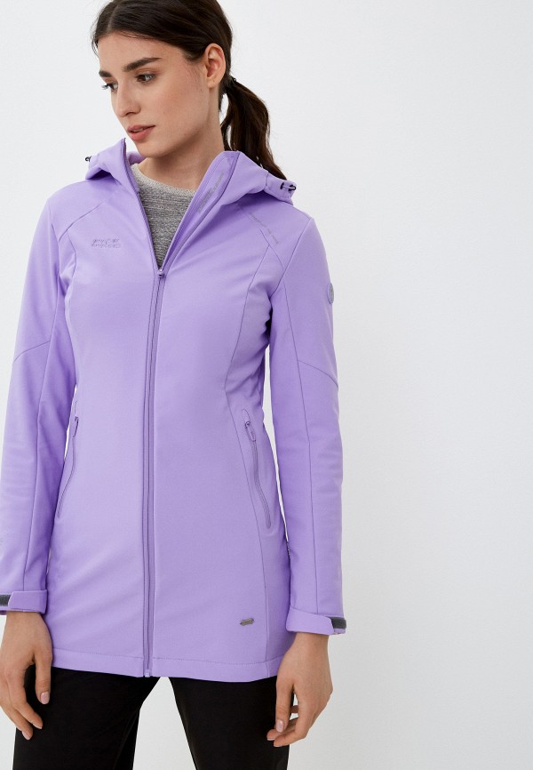 женская спортивные куртка high experience, фиолетовая