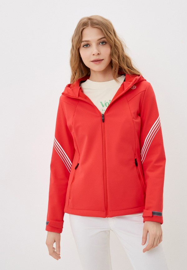 женская спортивные куртка high experience, красная
