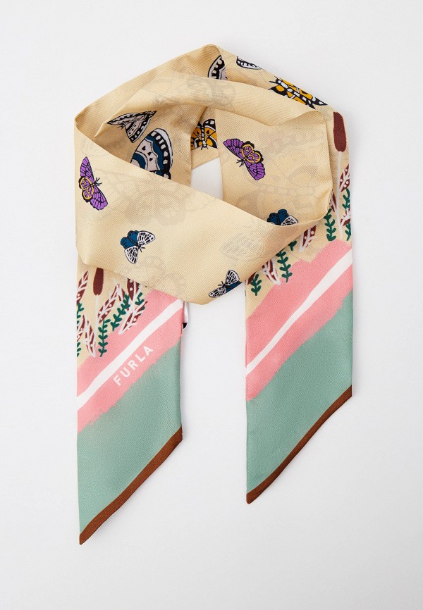 женский шарф furla, разноцветный