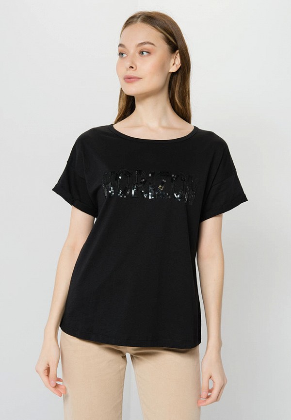 женская футболка taifun, черная
