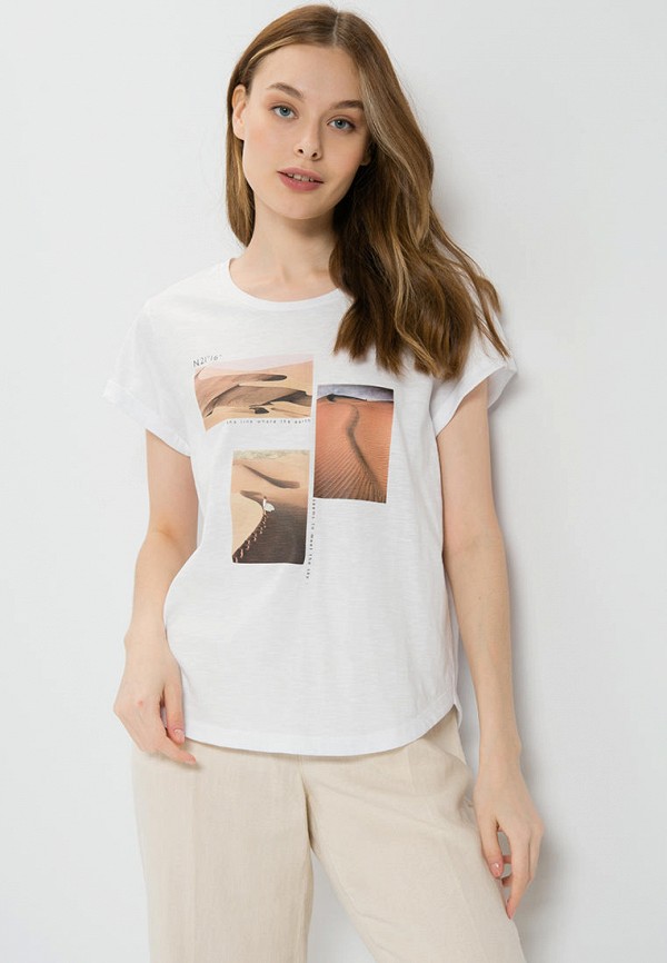 женская футболка taifun, белая