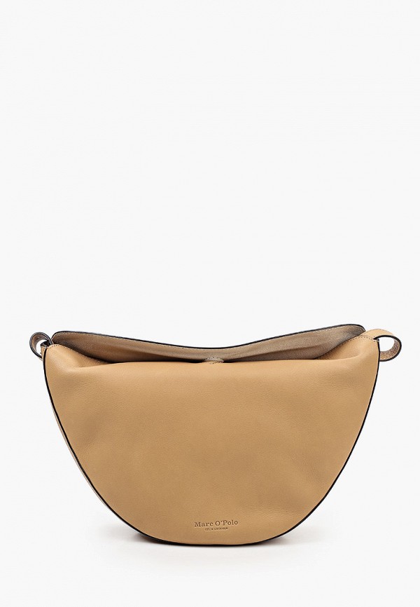 женская сумка с ручками marc o’polo, коричневая