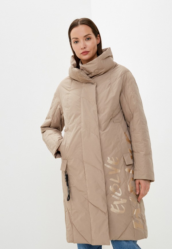 женская утепленные куртка winterra, бежевая