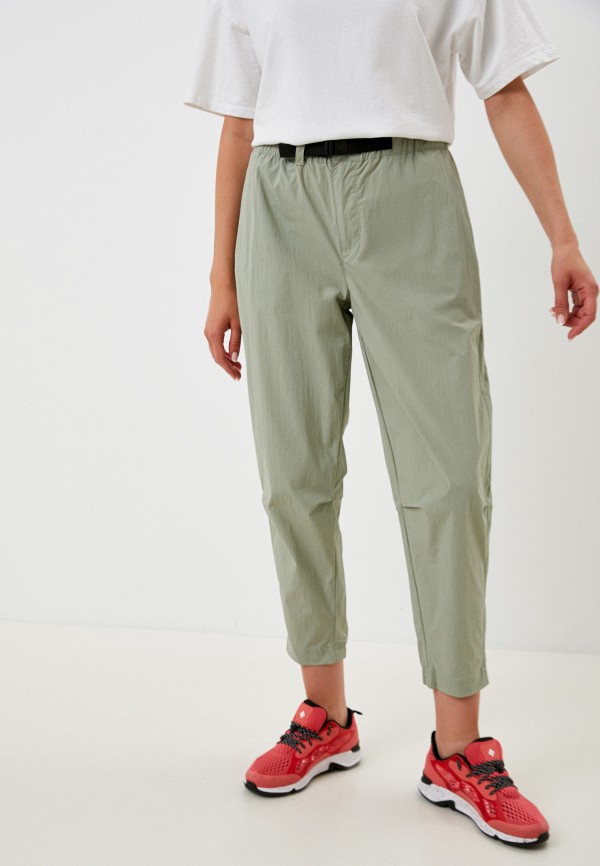 женские спортивные брюки columbia, зеленые