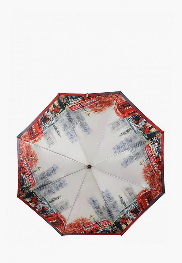 женский складные зонт fabretti, разноцветный