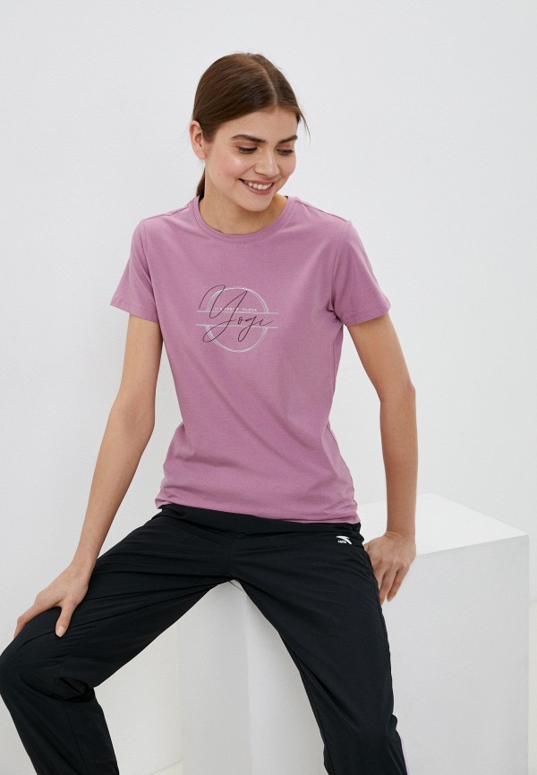 женская спортивные футболка anta, фиолетовая