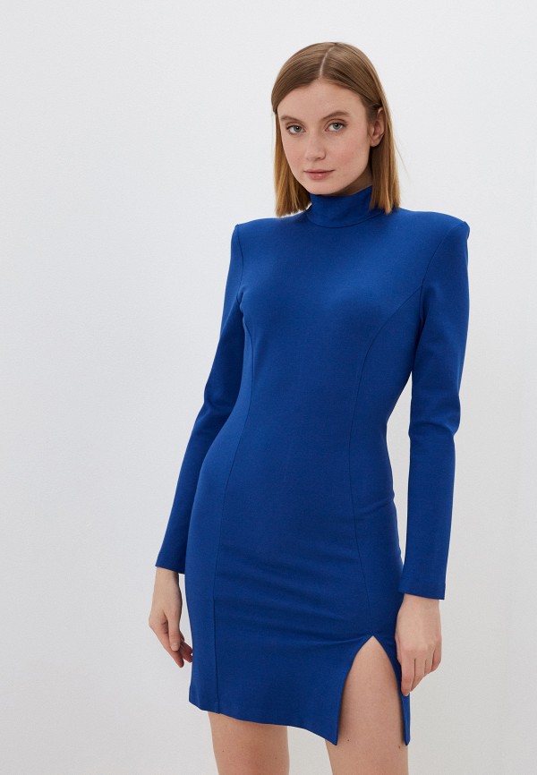 женское платье-футляр vittoria vicci, синее