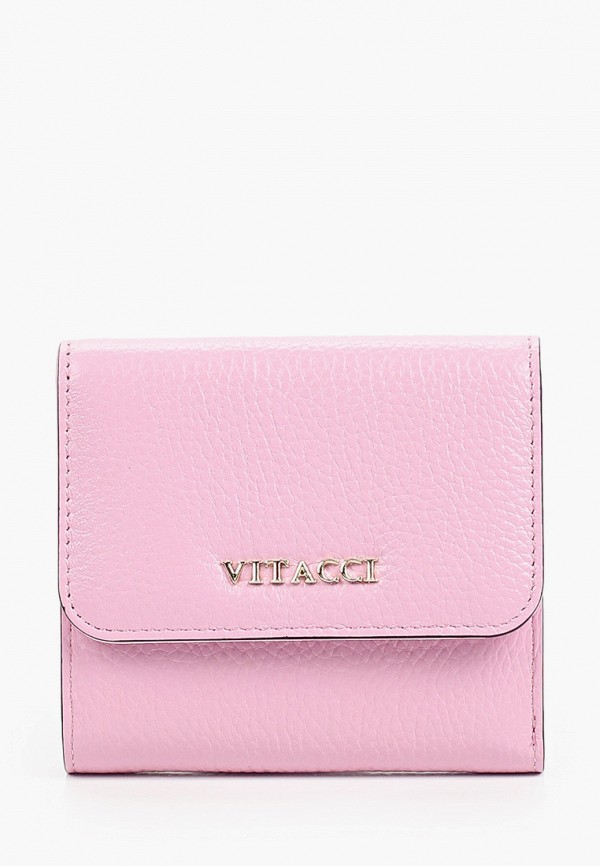 женский кошелёк vitacci, розовый