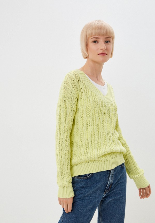 женский пуловер abricot, зеленый