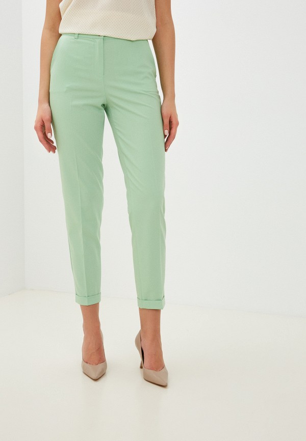 женские повседневные брюки solo by endea, зеленые