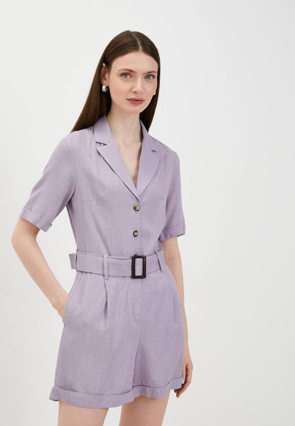 женский комбинезон с шортами self made, фиолетовый